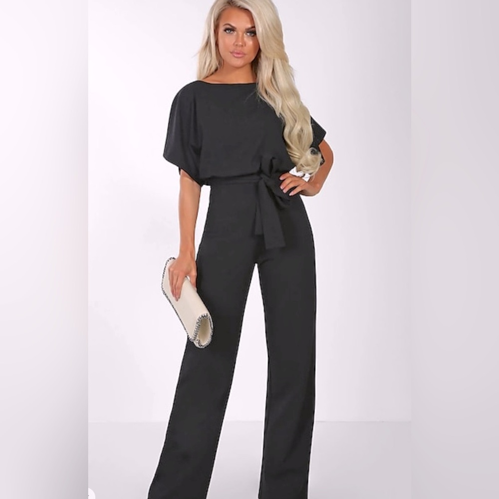Vince Camuto black jumpsuit - Picture 1 of 5